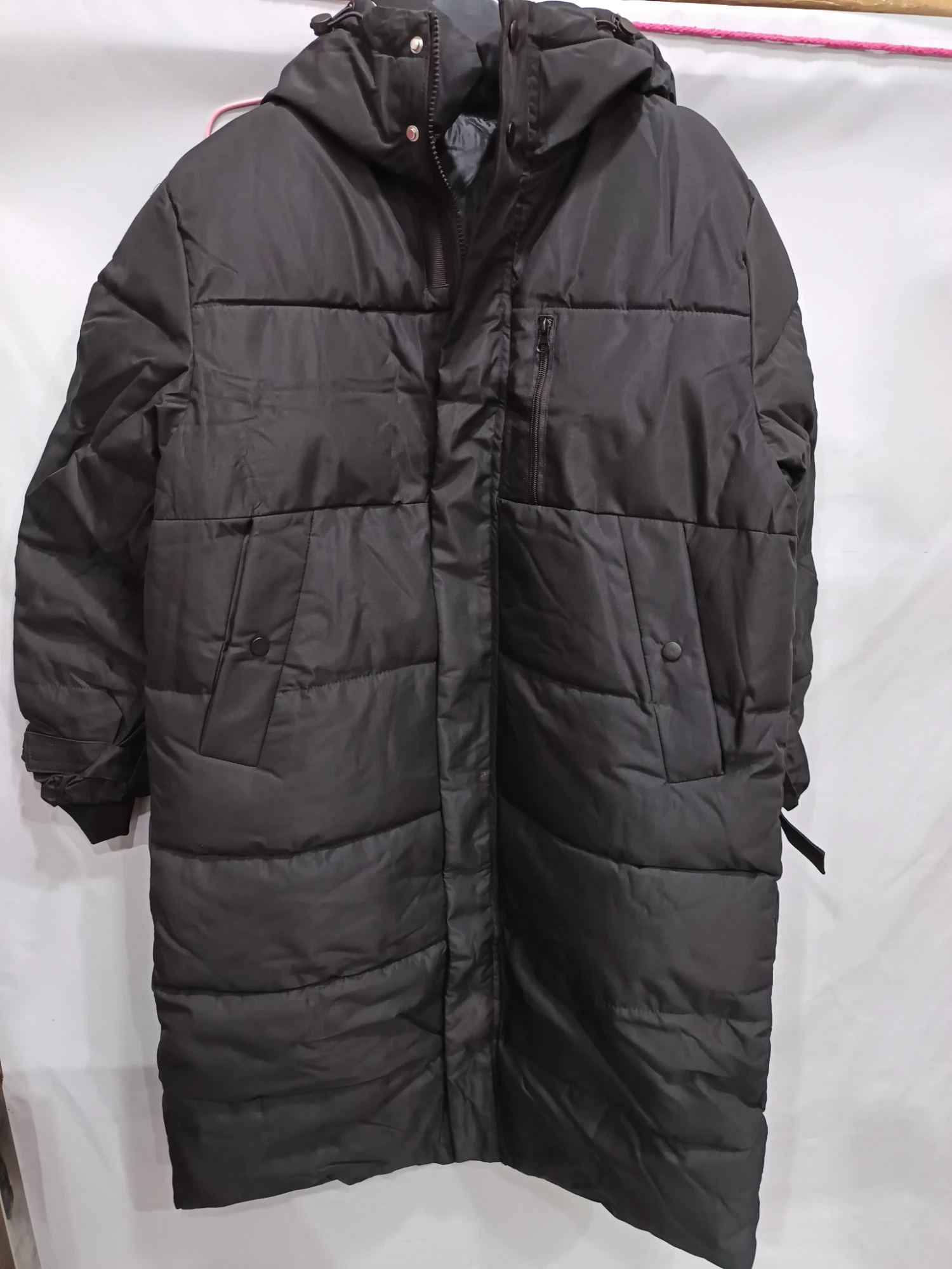Black jacket — front